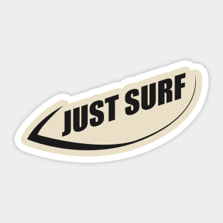 Just Surf Sticker